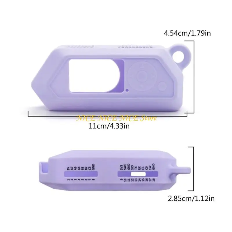 Case protectora silicona para Flipper Electronic Pet Full Cover Cover con gancho portátil
