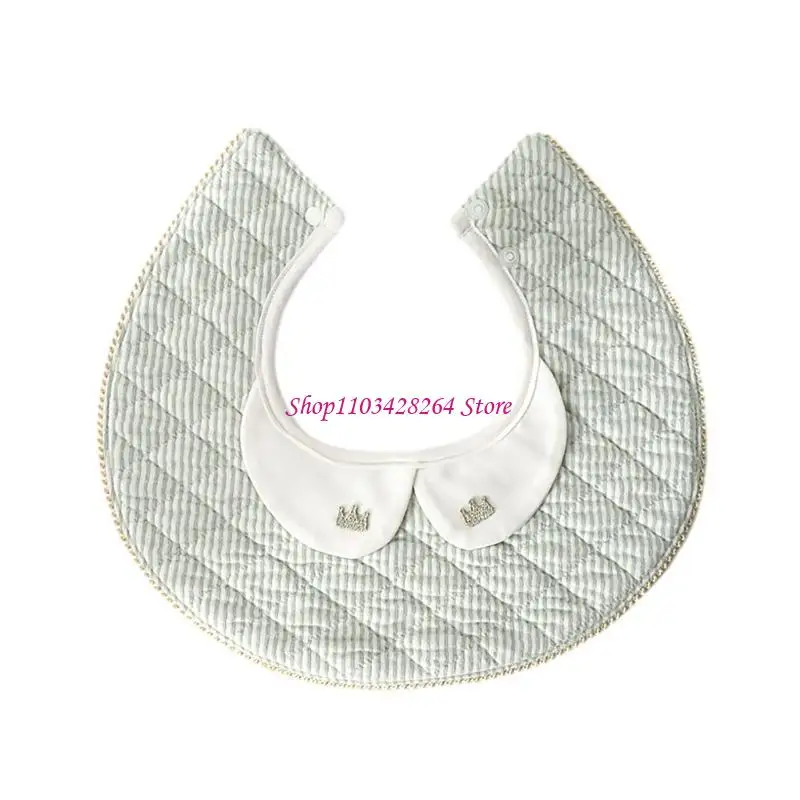 

Gentle & Durable Baby Bandana Bibs Adjustable & Absorbent Cotton Baby Bibs Bear Rabbit Pattern Newborn Bibs Durable