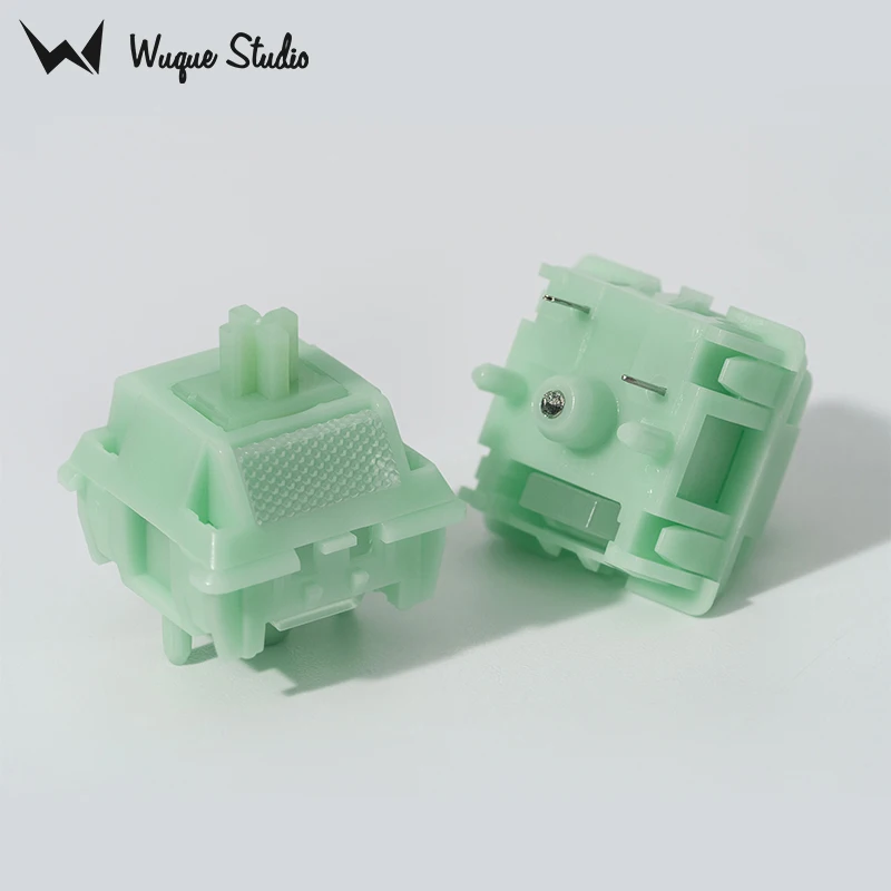 Wuquestudio Ws Jade Switch Lineaire 5 Pins Pcb Mount Hot Swap Schakelaars Voor Rgb Backlit Mechanische Toetsenborden