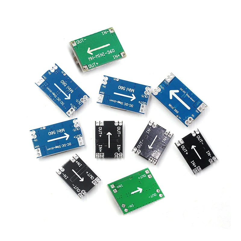 3A 5A DC-DC Buck Step-down Power Supply Module 3.3V 5v 9V 12V Fixed Output High-Current mini560 MP1584EN Adjustable Power