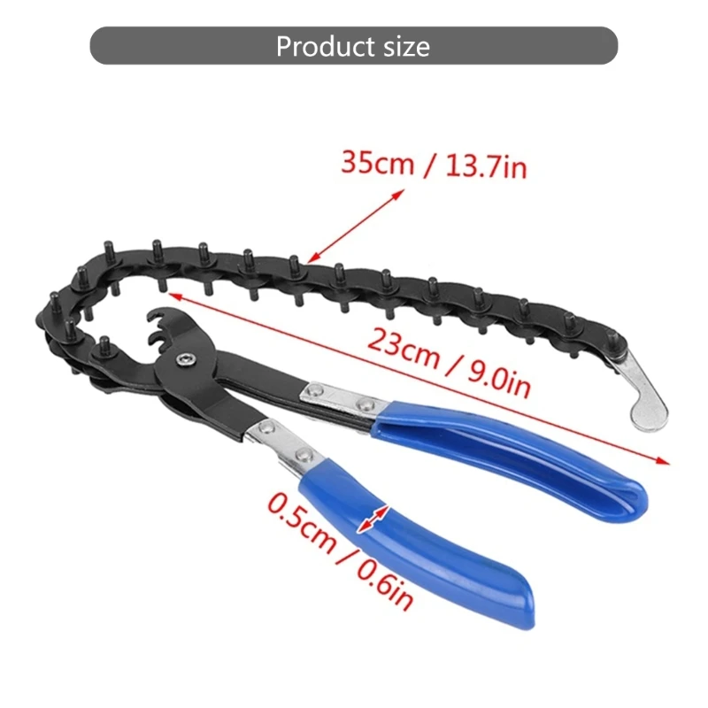 Exhaust Chain Cut Tool 3/4Inch to 3.25In Exhaust Tail Pipe Cutter Exhaust Tube Chain Cutter Exhaust Pipe Cutter Drop Shipping