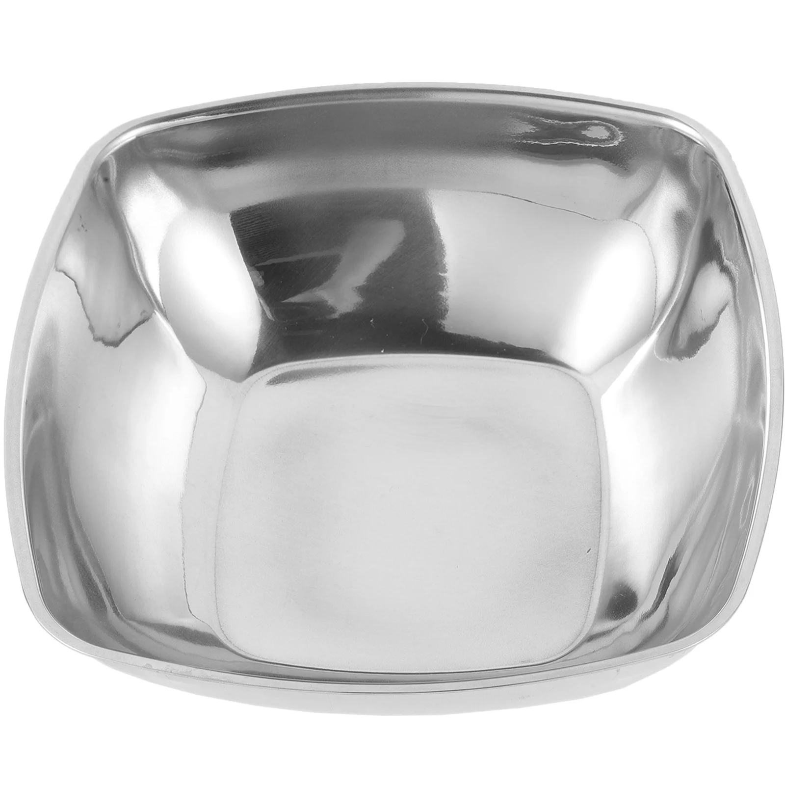 

Stainless Steel Mixing Bowl Large Capacity Smooth Rim Salad Bowl For Kitchen Storage Baking Prep Food Container Noodles