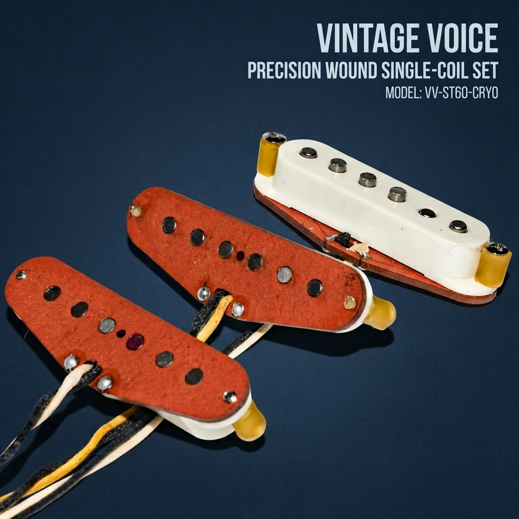 Handmade ST Vintage 57 SSS Electric Guitar Pickup Set Red Fiberboard High-end Stratocaster Replacement 3Pcs Kit **