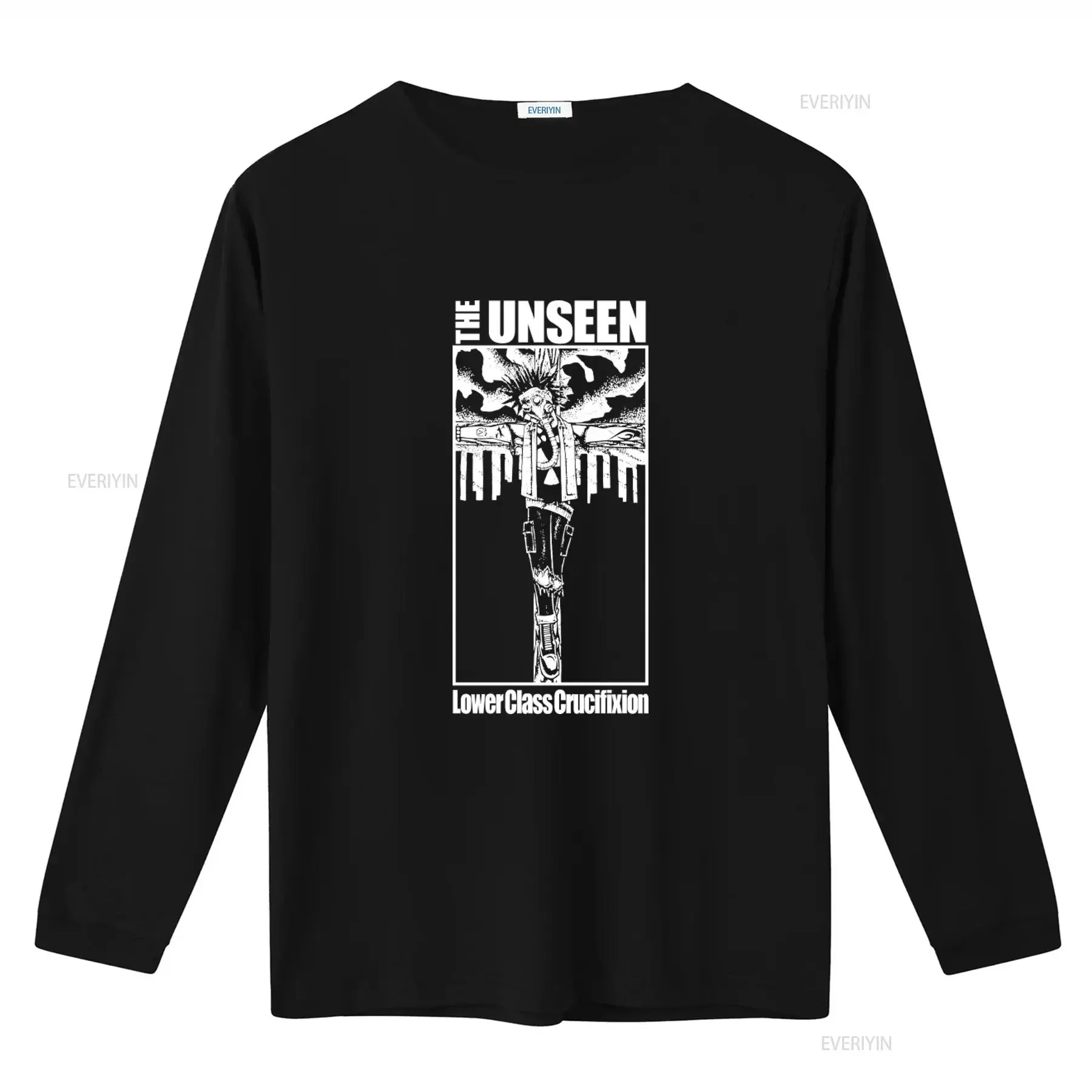 The Unseen Lower Class Crucifixion Punk Rock T Shirt Dead Kennedys Subhumans Inspired vintage Washed Slightly fashion