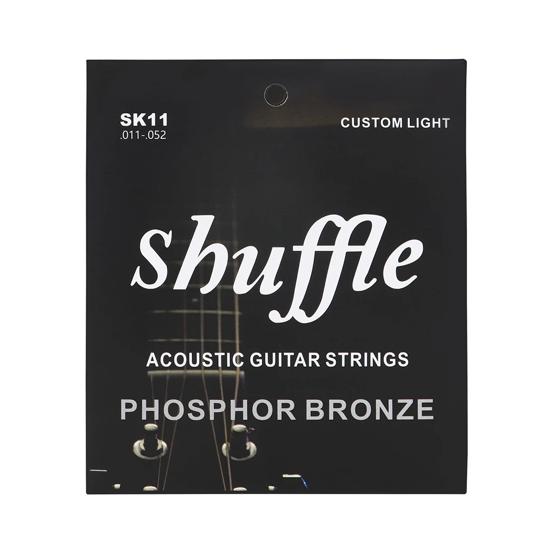 Shuffle SK11 Acoustic Guitar Strings Hexagonal Alloy Folk Guitar String High Carbon Steel Core Wire Anti-rust Coating Parts