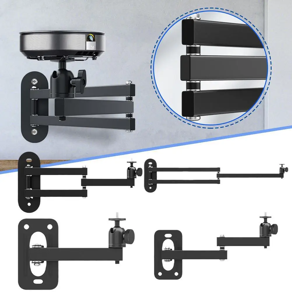 알루미늄 프로젝터 브래킷, 하중 지지 벽 장착, Siying 너트 Dangbei 프로젝터 회전 범용 팬 틸트에 적합