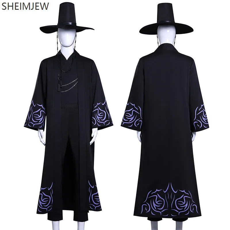 

K-pop Demon Hunter Men's Group Costume Korean Wave Cosplay Men's Halloween Carnival Party Comic Exhibition Cosplay Hat Set 2025