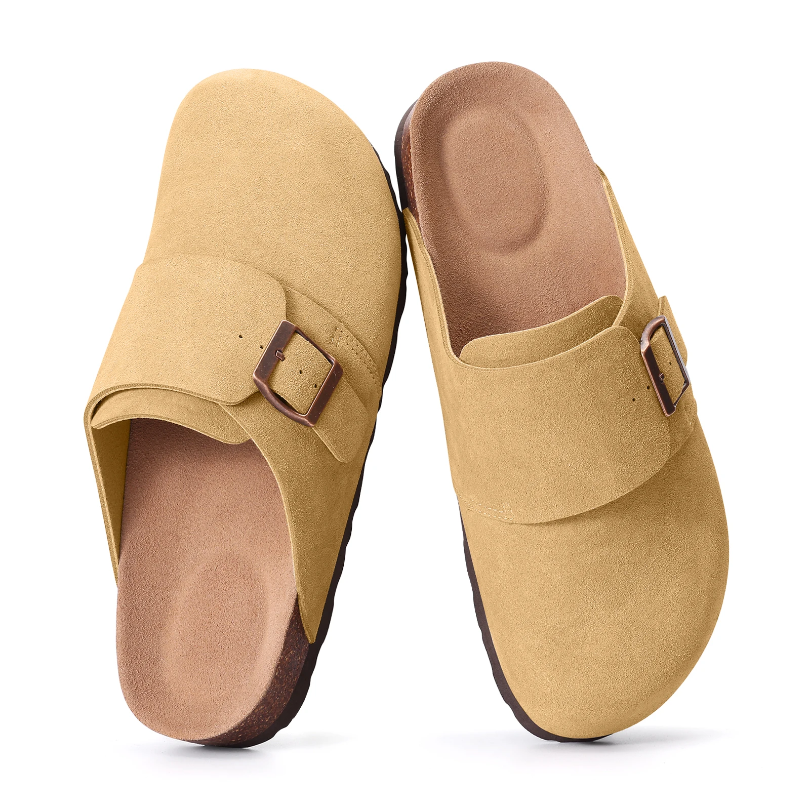 

Litfun Classic Women's Mules With Arch Support Fashion Summer New Outdoor Beach Slides Cork Insole Comfortable Sandals For Women