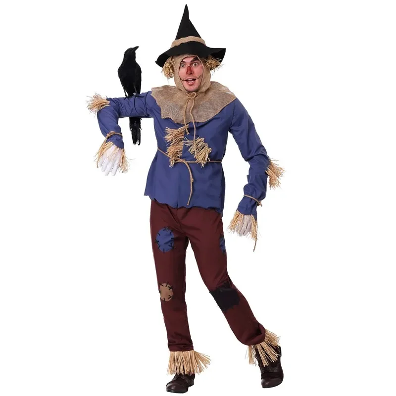 

The Wizard Of Oz Pumpkin Patch Scarecrow Cospaly Costume Halloween Carnival Party Horror Ghosts Clown Fancy Dress