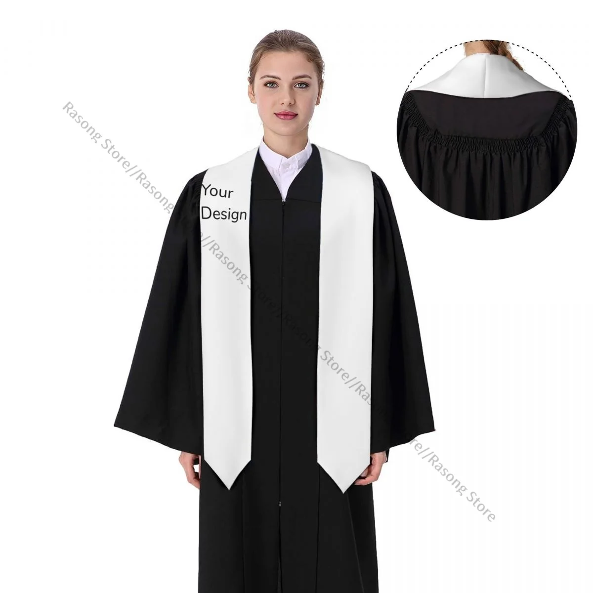 Graduation Stole for Academic Commencement Unisex Your Design Adult Choir Stole Adult Honor Shawl