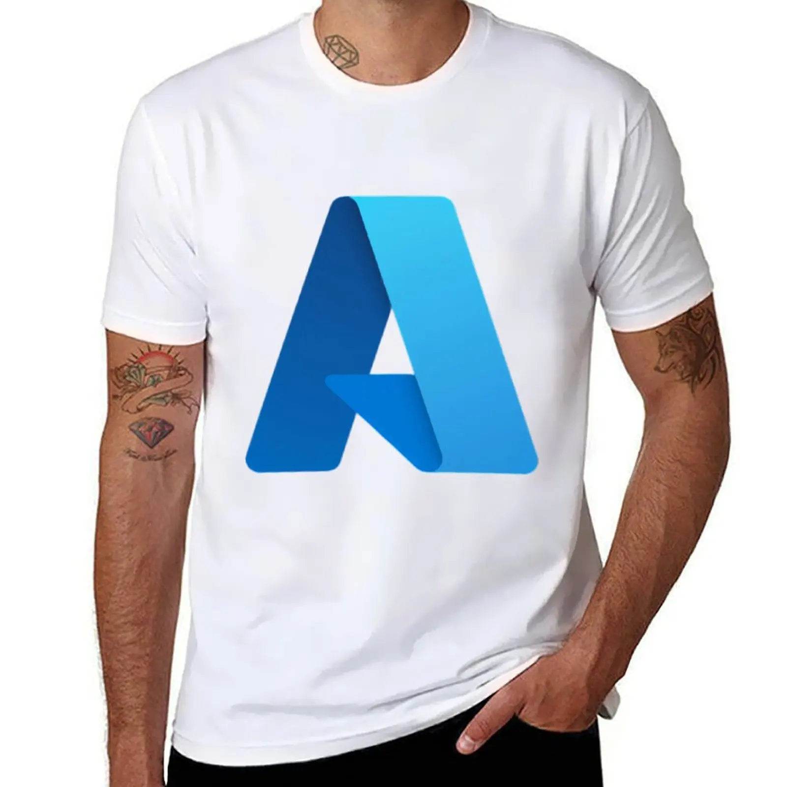 Microsoft Azure T-Shirt t shirts for man pack white t shirts for man cotton man t shirt cotton T-Shirt