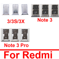 Sim Card Tray Holder For Xiaomi Redmi Note 3 3s 3x Pro Sim Reader Card Slot Adapters Card Socket Replacement Repair Parts