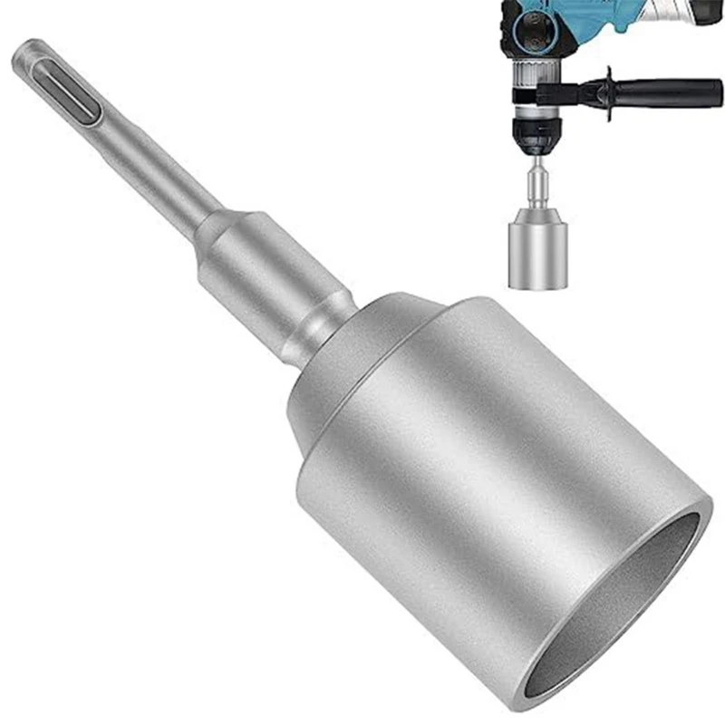 A2UD Ground Rod Driver Heavy Duty Steel Ground Rod Drill Bits Socket 19/21/30/45/65mm