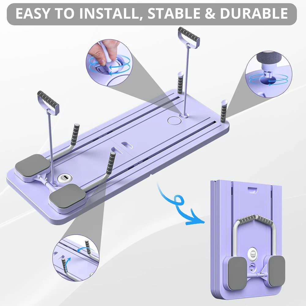 Nueva Tabla Multifuncional de Fitness, Tabla Abdominal, Placa para Flexiones, Tabla de Pilates, Reformer, Equipo de Ejercicio para Fortalecer el Core