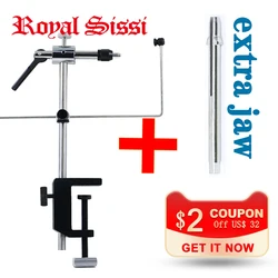 Royal Sissi prograde 360degree rotary fly tying vise with refined steel hardened hook jaw durable handy vise fly tying tools set