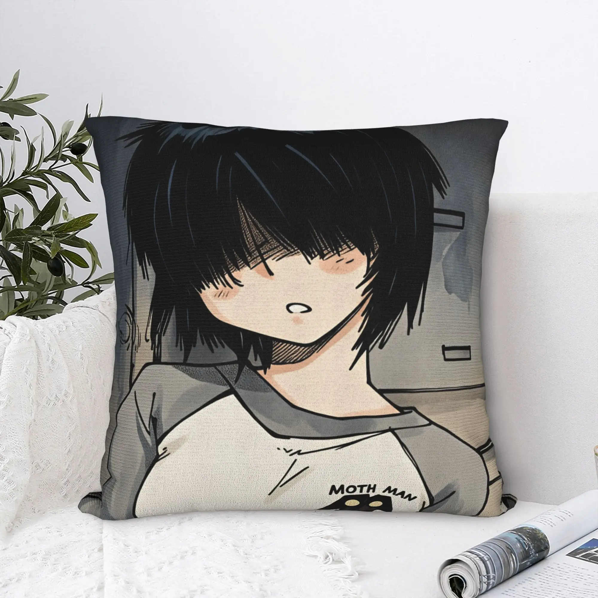 Anime Mysterious Girlfriend X Pillow Case  Graphic Pillow Cover Cute Funny Cushion Cover For Couch Sofa Bedroom