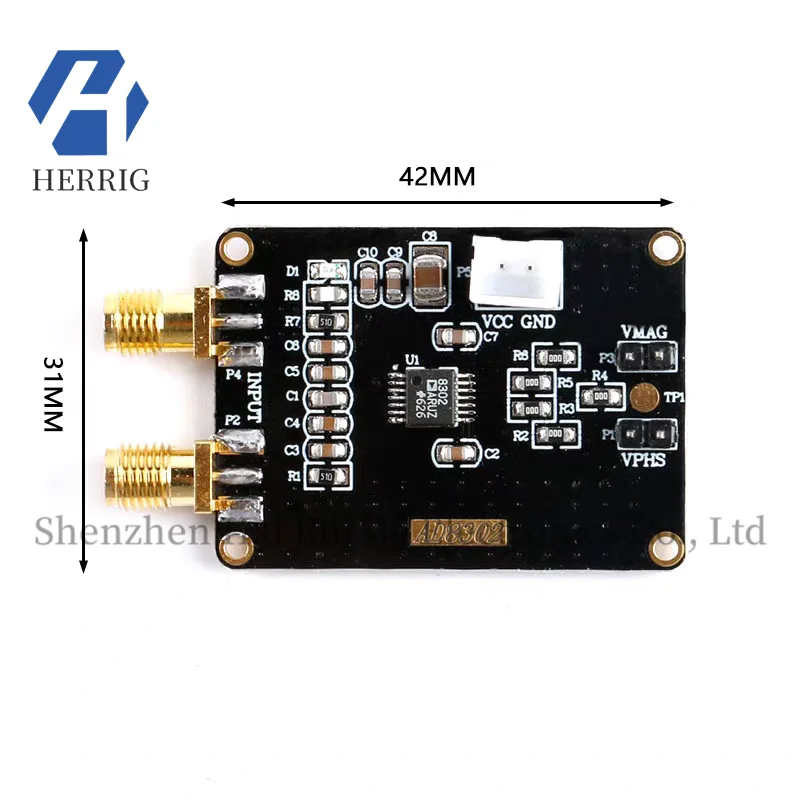 AD8302 وحدة كشف مرحلة السعة النطاق العريض مكبر صوت لوغاريتمي وحدة تمييز المرحلة 2.7G RF IF