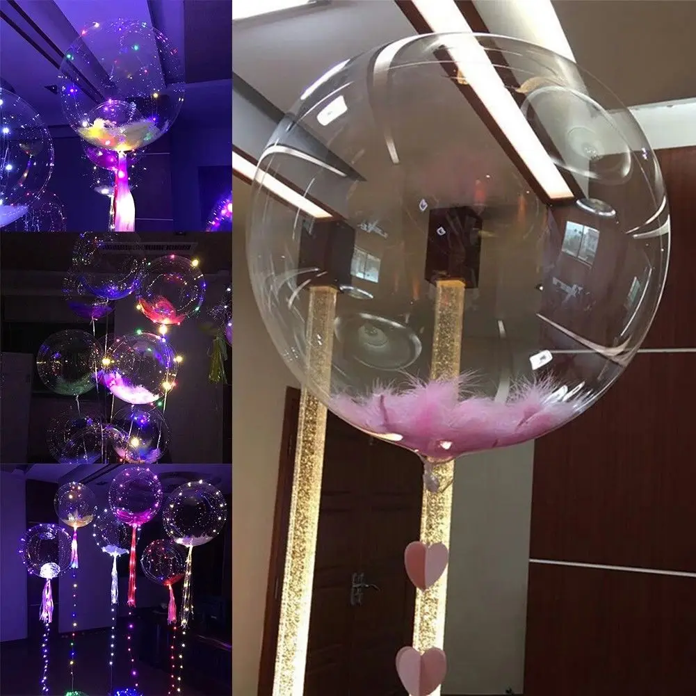 

24 Inch Party Balloon Transparent Big for Confetti Balloons Kit Globe Clear Large