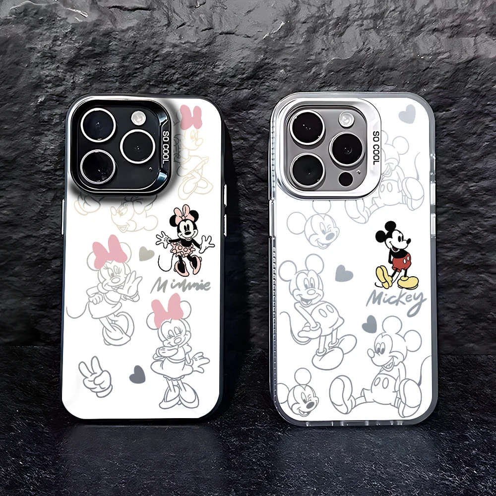Fashion New Mickeies Minnies Phone Case for Xiaomi Mi 11 Lite 12T Poco X3 GT NFC F4 X5 Pro 5G Candy Matte Shockproof Back Cover image 4