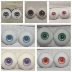 New 1/3 1/4 1/6 Doll's Eyes for 60/45/30cm Bjd Doll Plaster Eyeball Imitation Glass Eye Anti Yellow Girl Toys Doll Accessories