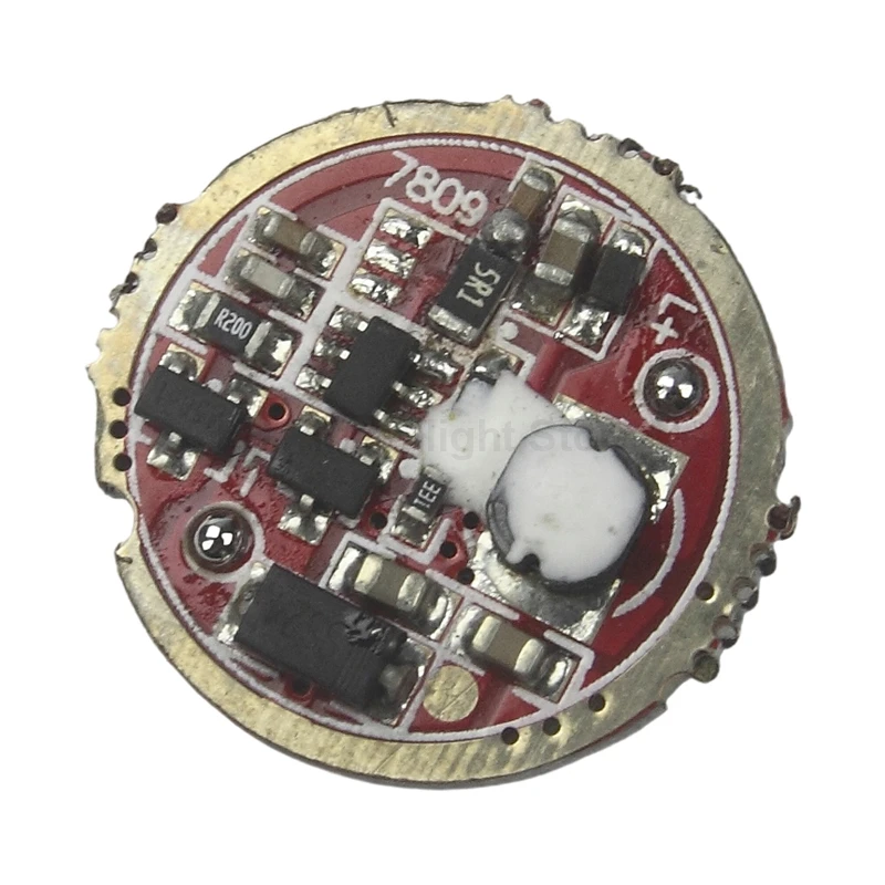 KZ-7809 20mm 3V - 15V 1A Flashlight Circuit Buck Driver Board