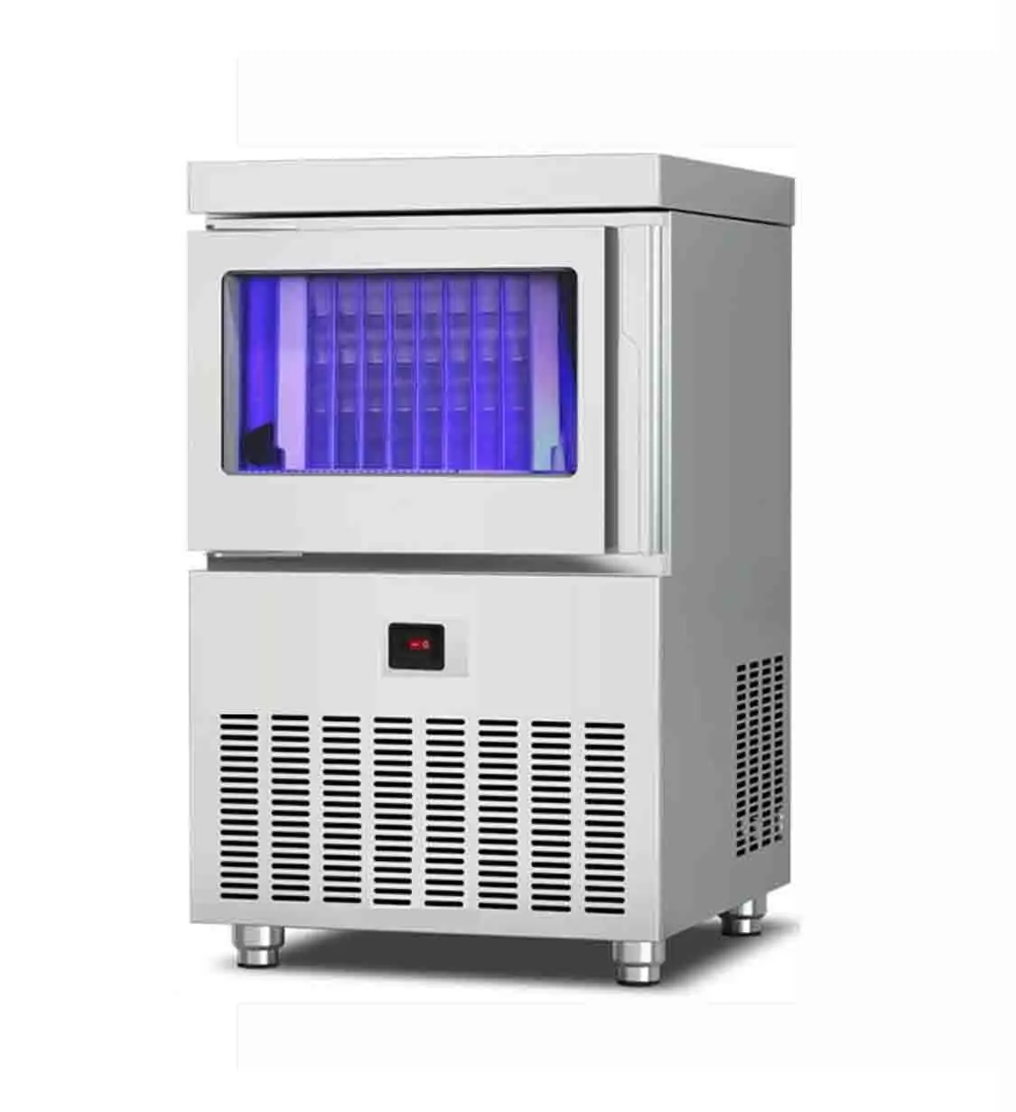 Commercial Large Cube Ice Maker (Water-Spray Ice Making) for  Drinking