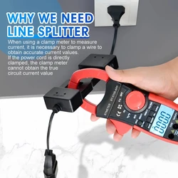 7400A Line splitter is an auxiliary tool for clamp ammeter orfor multimeterAccurately and conveniently measure the current value