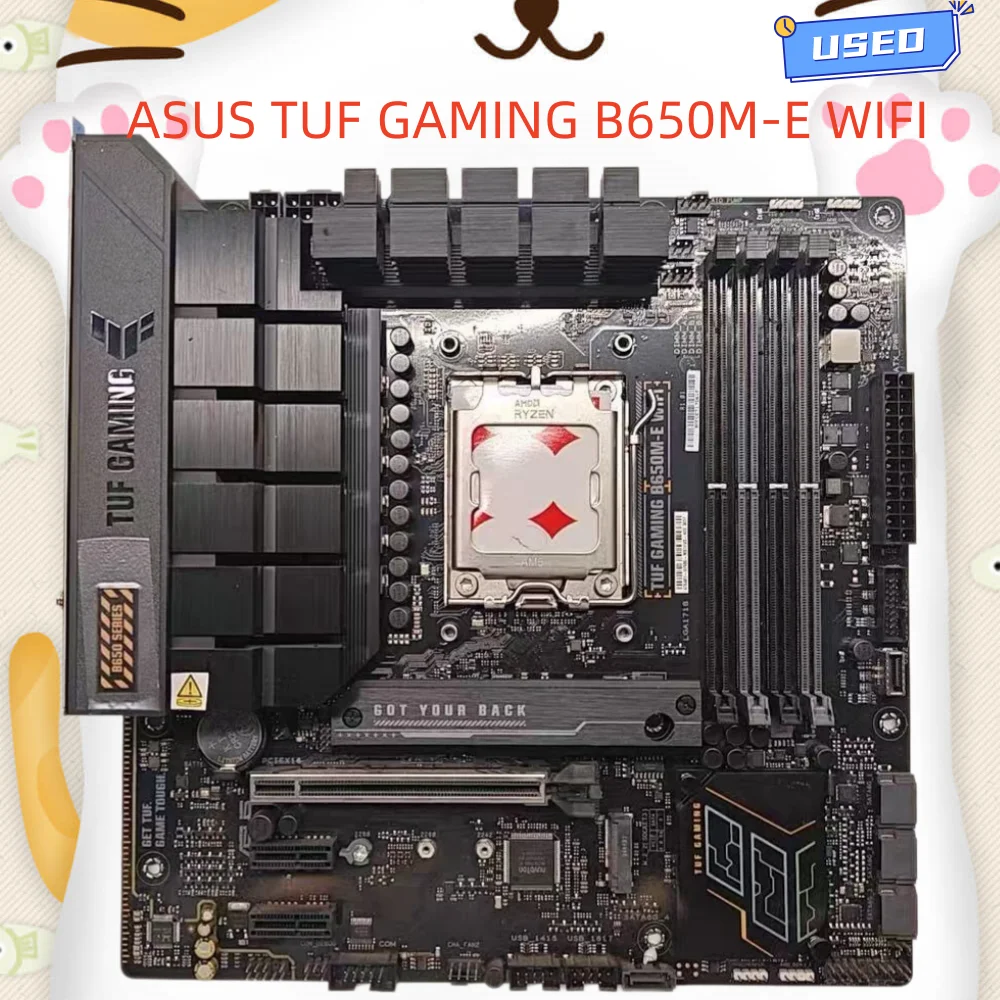 ASUS TUF GAMING B650M-E WIFI AMD B650 Slot AM5 Micro ATX Motherboard