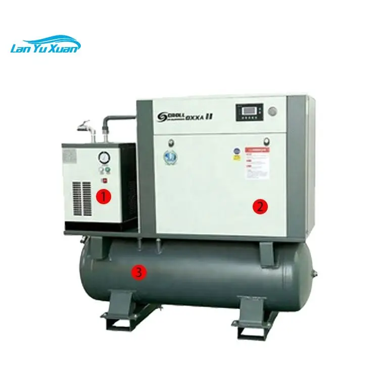 STARS 2024 New Technology Energy-saving 4.5kw 6hp Industrial Silent Small Scroll Air Compressor with 75L Tank