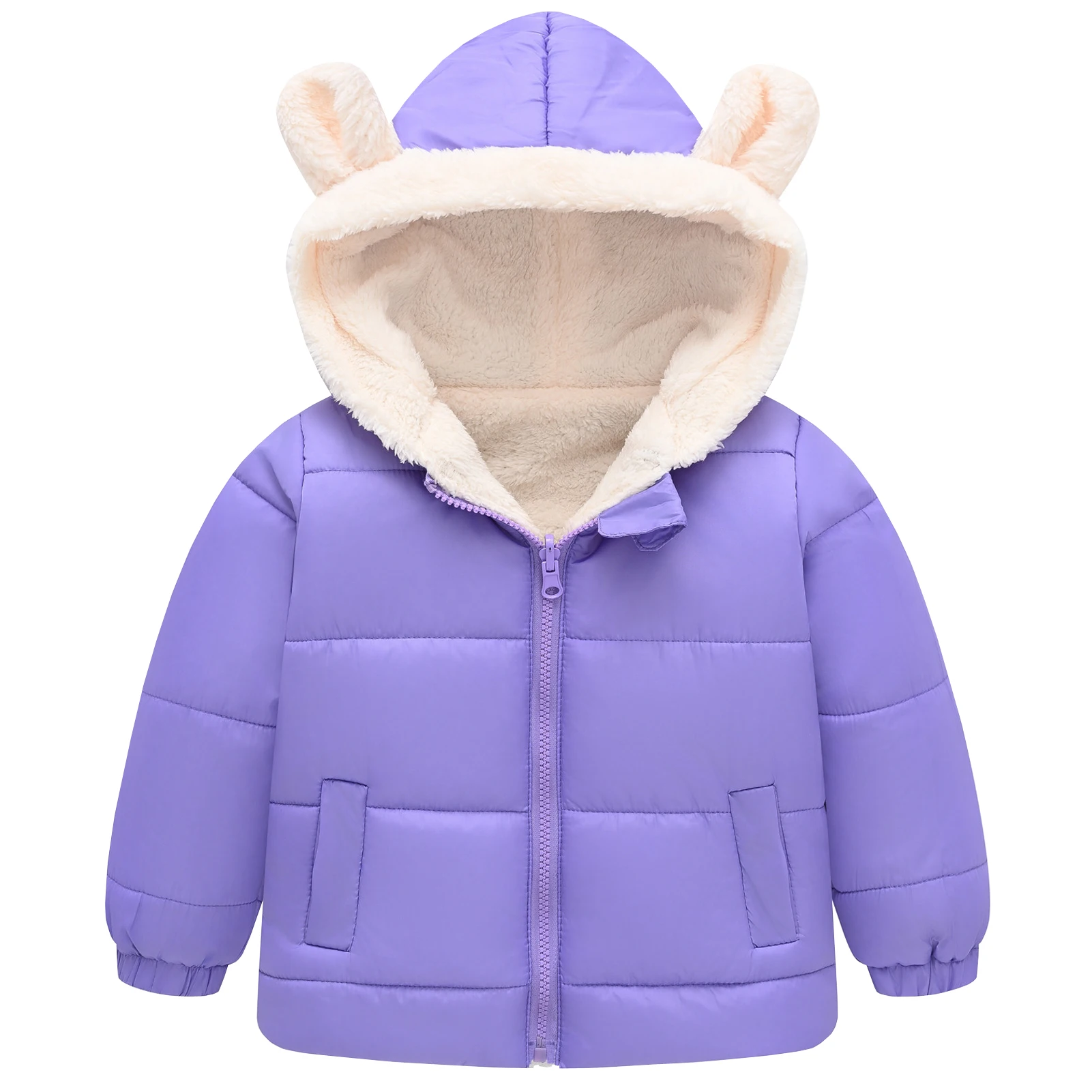 

Children's Fleece Jacket,Winter Kids Coat,Baby Girls Boys Parka,Hooded Toddlers Warm Lightweight Jacket,Snow Puffer Outerwear