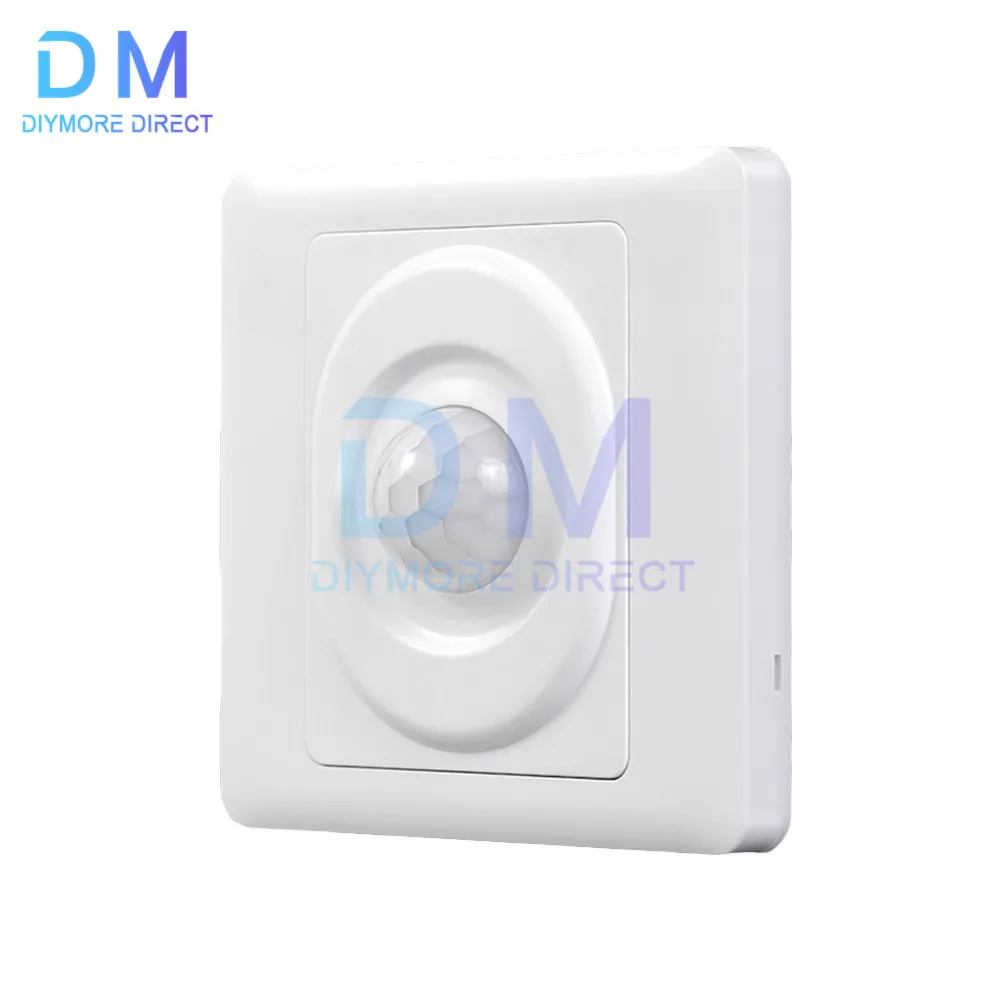 AC 180-220V Motion Sensor Switch PIR Infrared Auto Control LED Lamp Lighting Switch Smart Human Body Induction Detector