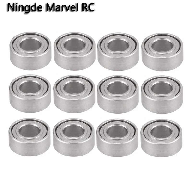 1 Set of Remote Control Car Steel Bearings for MN D90 MN-90 MN99S WPL C14 C24 C34 C44 Upgrade Accessories 3X6X2mm /6X10X3mm