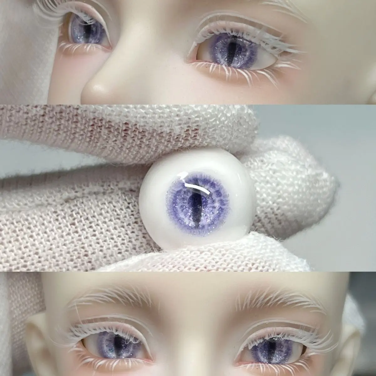12/14/16/18mm Doll's Eyes for 1/6 1/4 1/3 Bjd Doll Plaster Eyeball Vertical Eye Beast Eyes Toys 30/45/60/75cm Doll Accessories