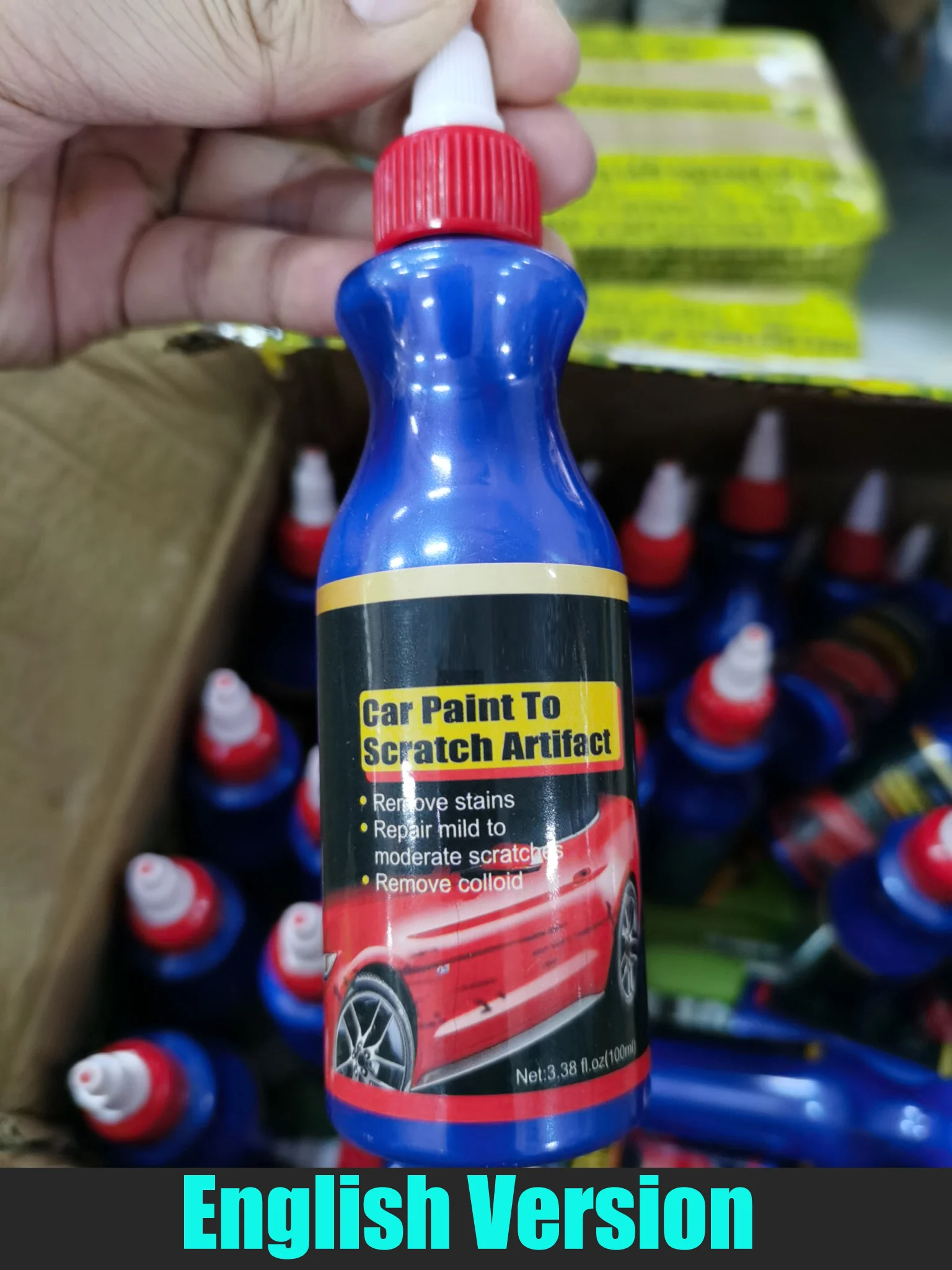 Nieuwe Kras Reparatie Agent Viskeuze Type 100Ml Kras Reparatie Wax Voor Auto Oppervlak Verf Reparatie Agent Schoonmaken En Wassen