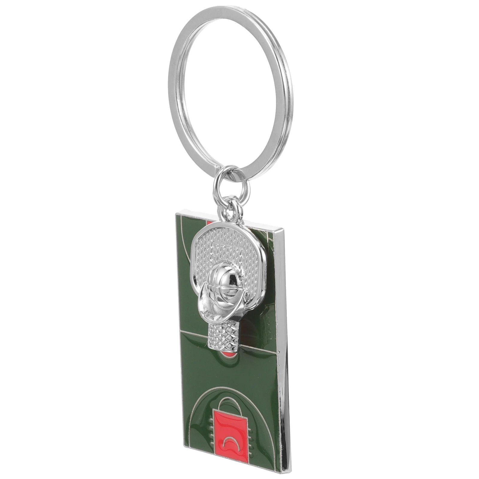 

Mini Basketball Keychain Green Sports Style Keychain Zinc Alloy Durable Sturdy Sports Style Keychains Gifts For Fans Players