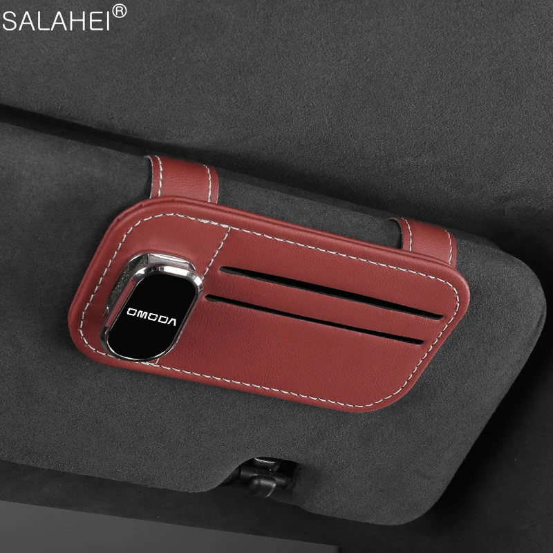 1PCS Car Sun Visor Sunglasses Case Eyeglasses Storage Clip For Chery Omoda 5 C5 S FX 2022 2023 Omoda Accessory 2023 Accessories