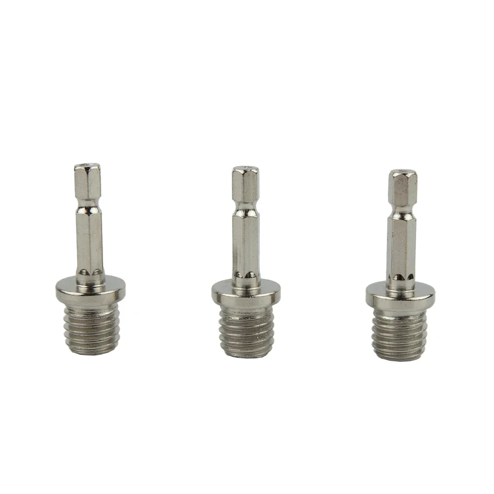 

3pc 1/4 Hexagon Connecting Rod Adapter Drill Chuck M14 Polishing Disc Connection Tools Ferramentas Herramientas Multimeter