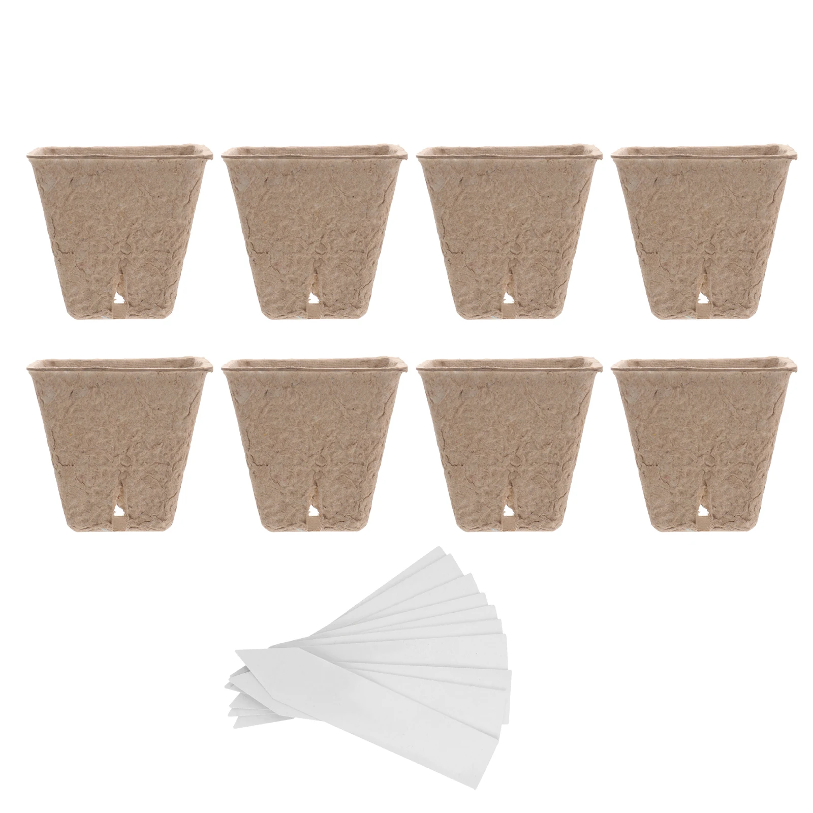 

40 Pcs Planting Cups Flower Pots Germination Nursery Starter Garden Planter Seeds Tray Durable Pulp Material