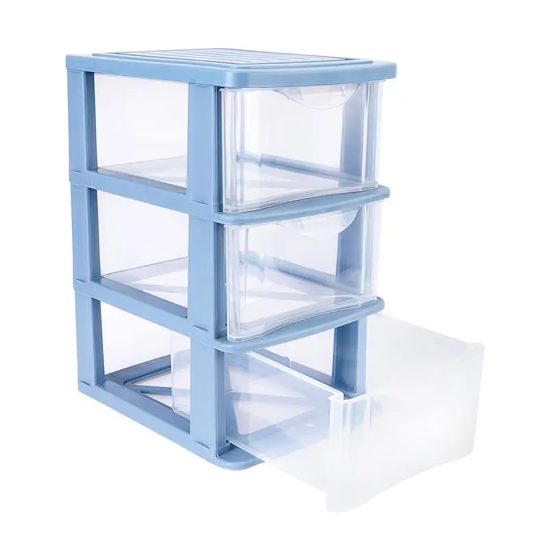 Desktop Storage Box Drawer Type Transparent Dustproof Storage Box Desktop Storage Box Drawer Type Sundries Holder Box