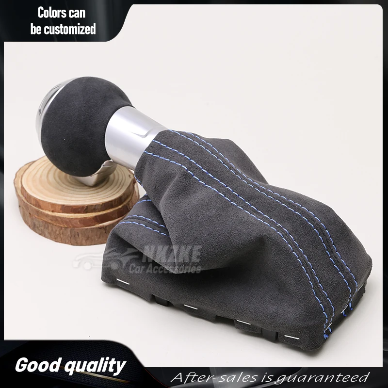 Shift Gear Knob Suitable For Vw Golf 7, 7.5,GTI, Mk7 Automatic Shift Lever, Made Of Alcantara, Car Accessories,GTI LOGO