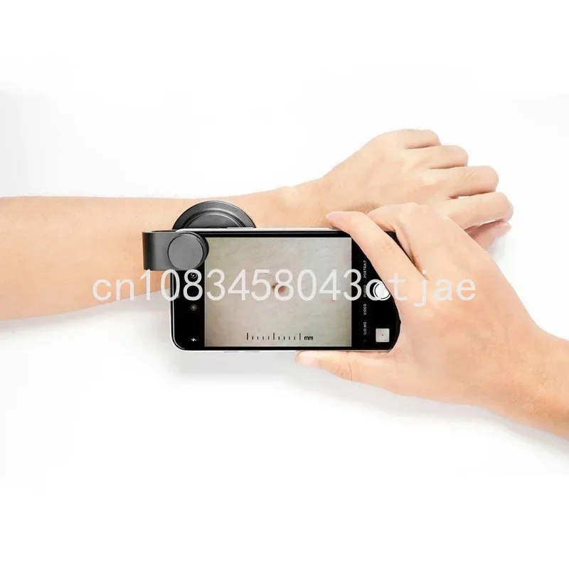 Smartphone Skin Magnifier Dermatoscópio, microscópio médico, dermatoscopia