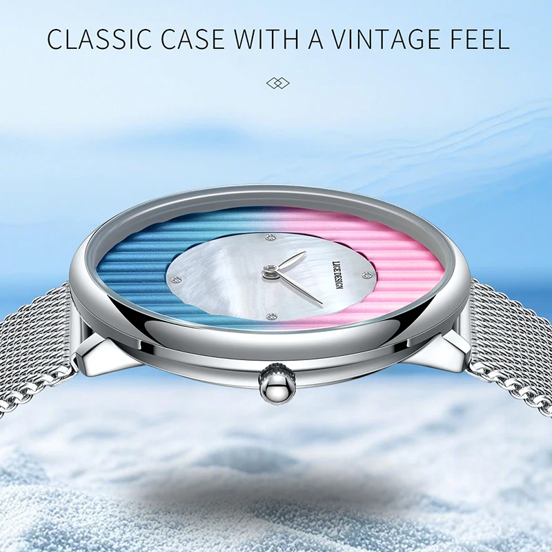 LIGE 2025 New Creative Watches For Women Fashion Elegant Women's Bracelet Watch Outdoor Sports Waterproof Quartz Ladies Watch