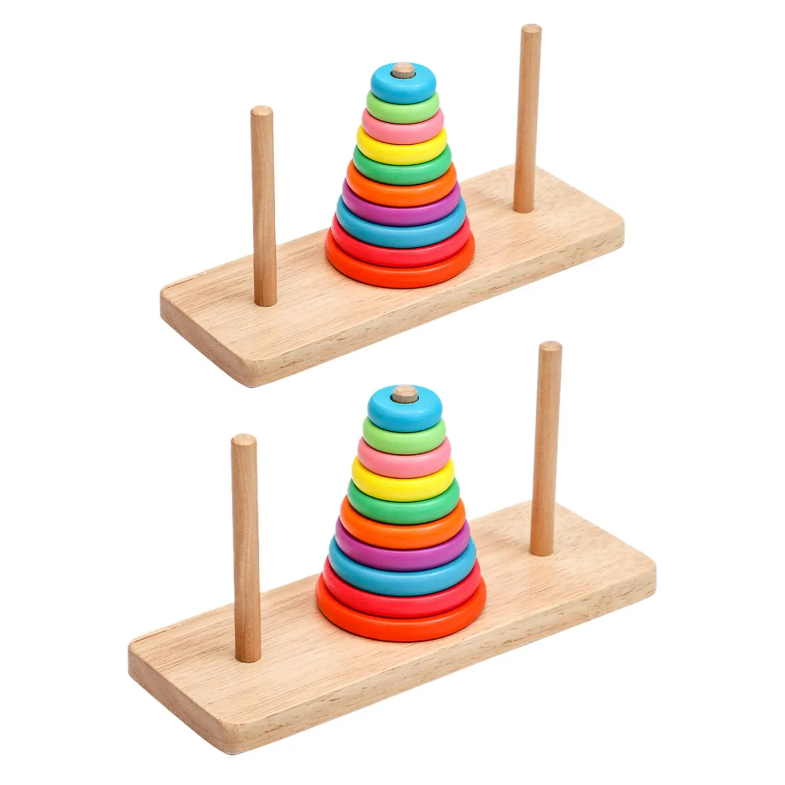 

Stack Sorting Toy Rainbow Color Collection Learning Toys Gift Stacker Develop Logical Thinking Rings Stacking Toy Children Kids