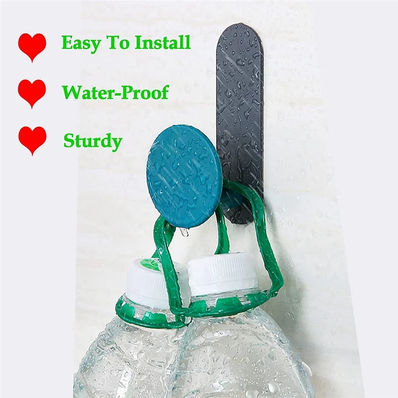 -A25M Ganci per asciugamani per bagno montati a parete, ganci per appendiabiti adesivi impermeabili resistenti Ganci per accappatoio Ganci per appendere vestiti per armadietti D