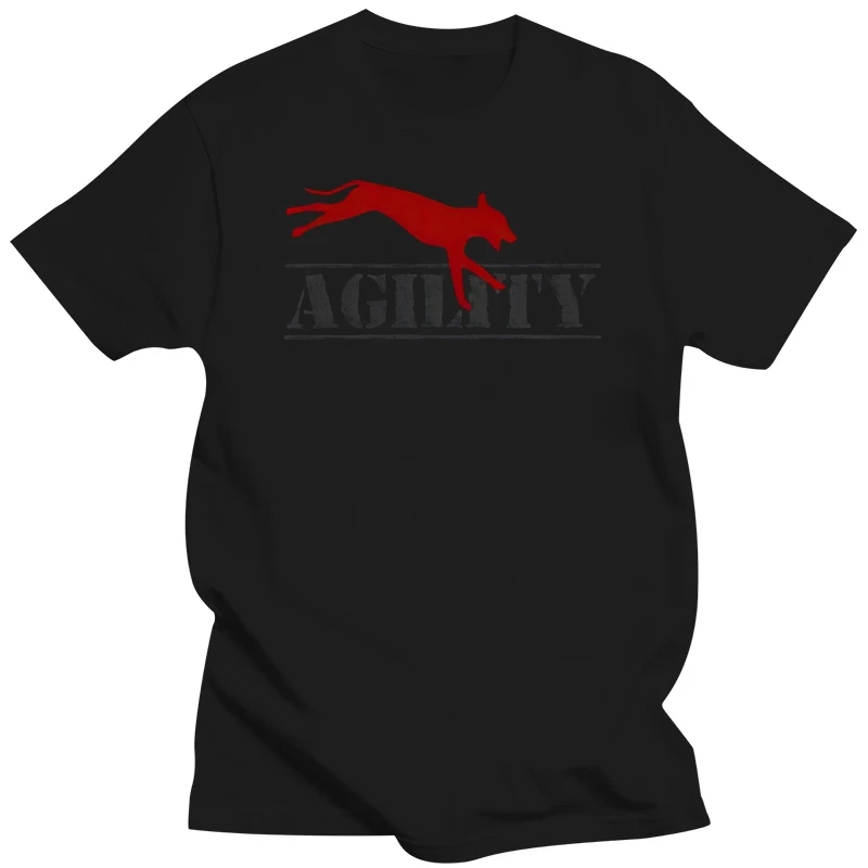 Newest Funny Casual Agility T Shirt For Men 100% Cotton Letters Novelty T-Shirts Black Short-Sleeve Pop Top Tee