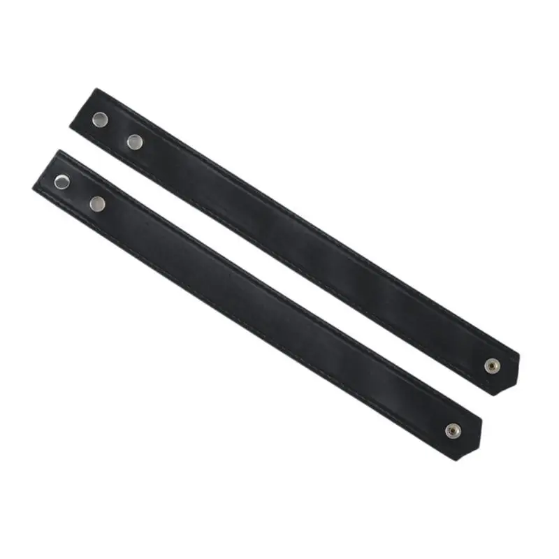 652F 2 الكثير مرونة عالية سوار خمر سوار رسغ من الجلد واسعة سحر أساور زي الملحقات #5