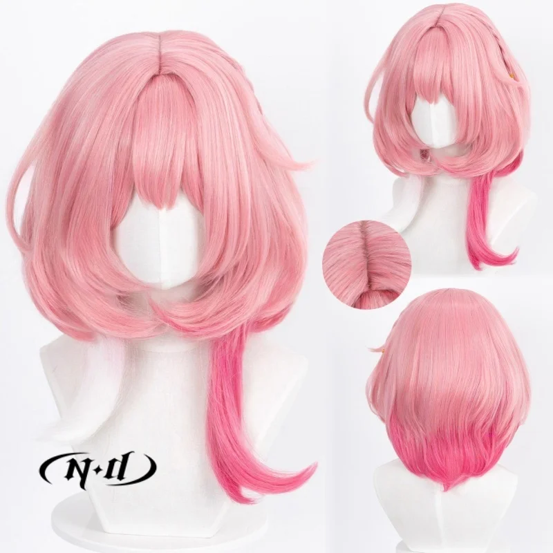 

ND Cyrene Косплей Парики Розовый Шиньон Honkai Star Rail Косплей Парики Волос для Женщин Comic Con Coser Термостойкие Синтетические