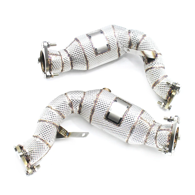 

High Flow Exhaust Catalyst 304 Stainless Steel Exhaust Pipe,Automotive, Automotive Exhaust Lower Pipe Suitable For Audi S4/S5 B8