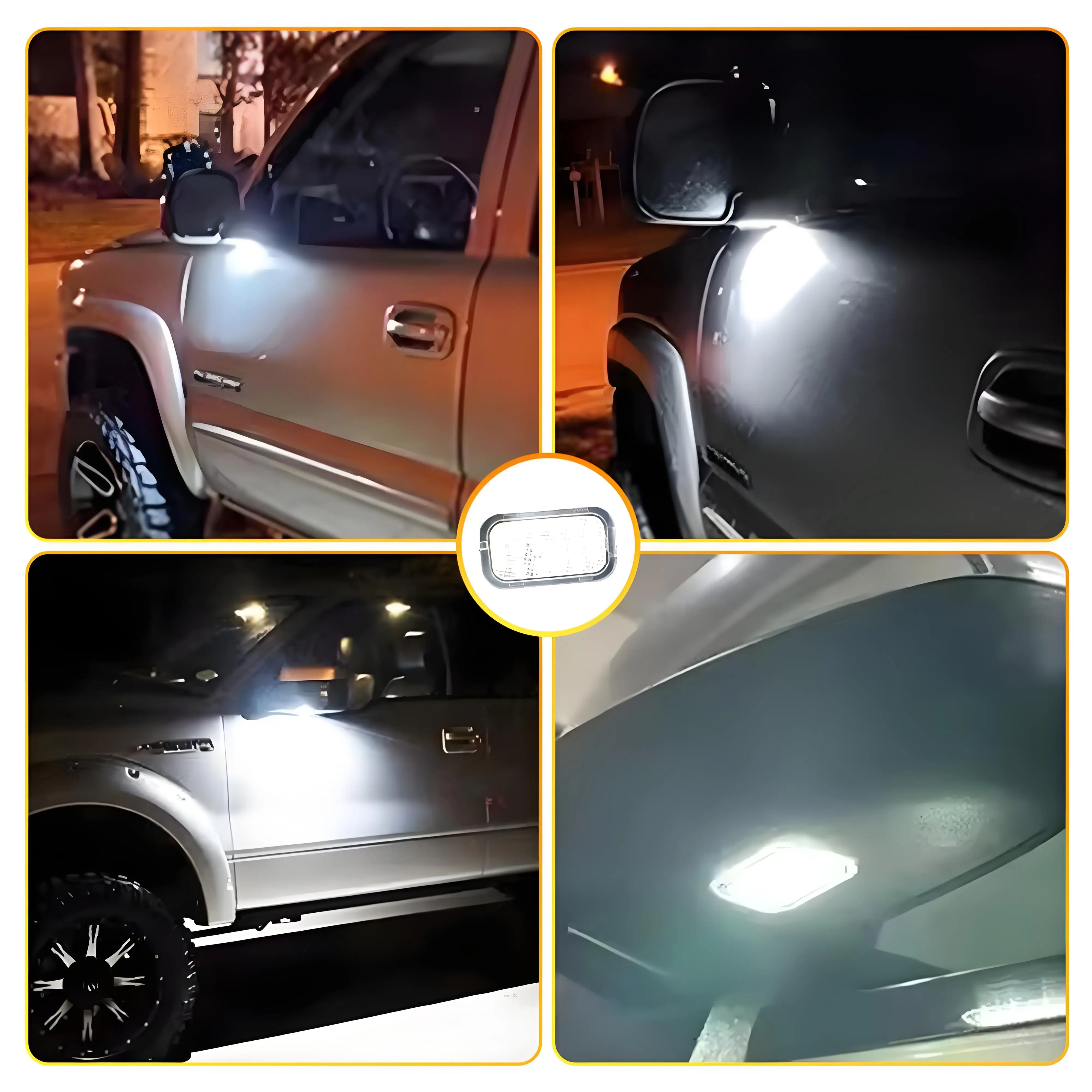 Светодиодный светильник зеркала заднего вида для Cadillac Escalade/Chevrolet Avalanche Silverado Suburban Tahoe/GMC Sierra Yukon