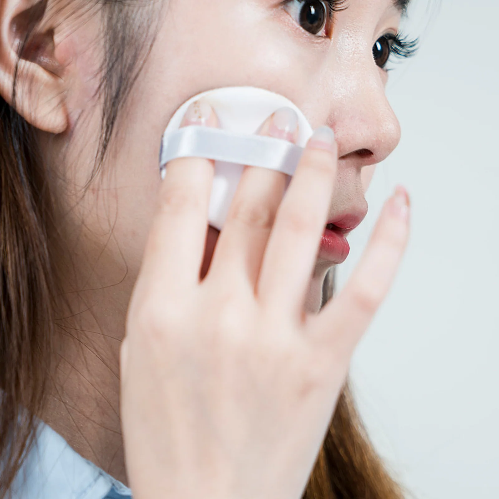 6Pcs Facial Puff Lightweight Comfortable Makeup Tool for Nose Wing Under Eye Concealer Powder Puff